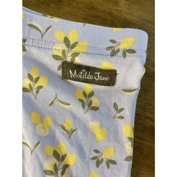 Matilda Jane The Adventure Begins Tart And Sweet Knit Purple Lemon Shorties 4 - Picture 3 of 6